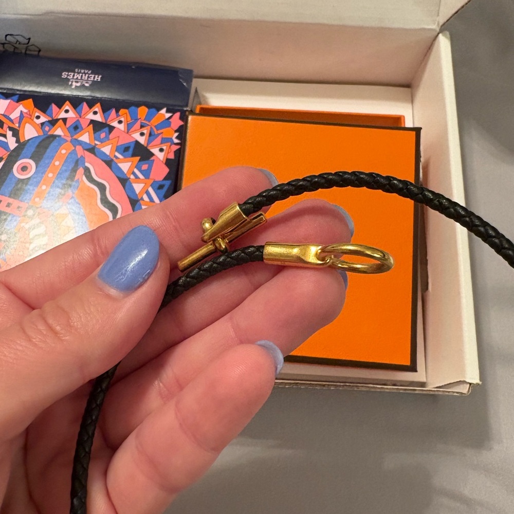 Hermès Glenan Double Tour Bracelet - Picture 2 of 7